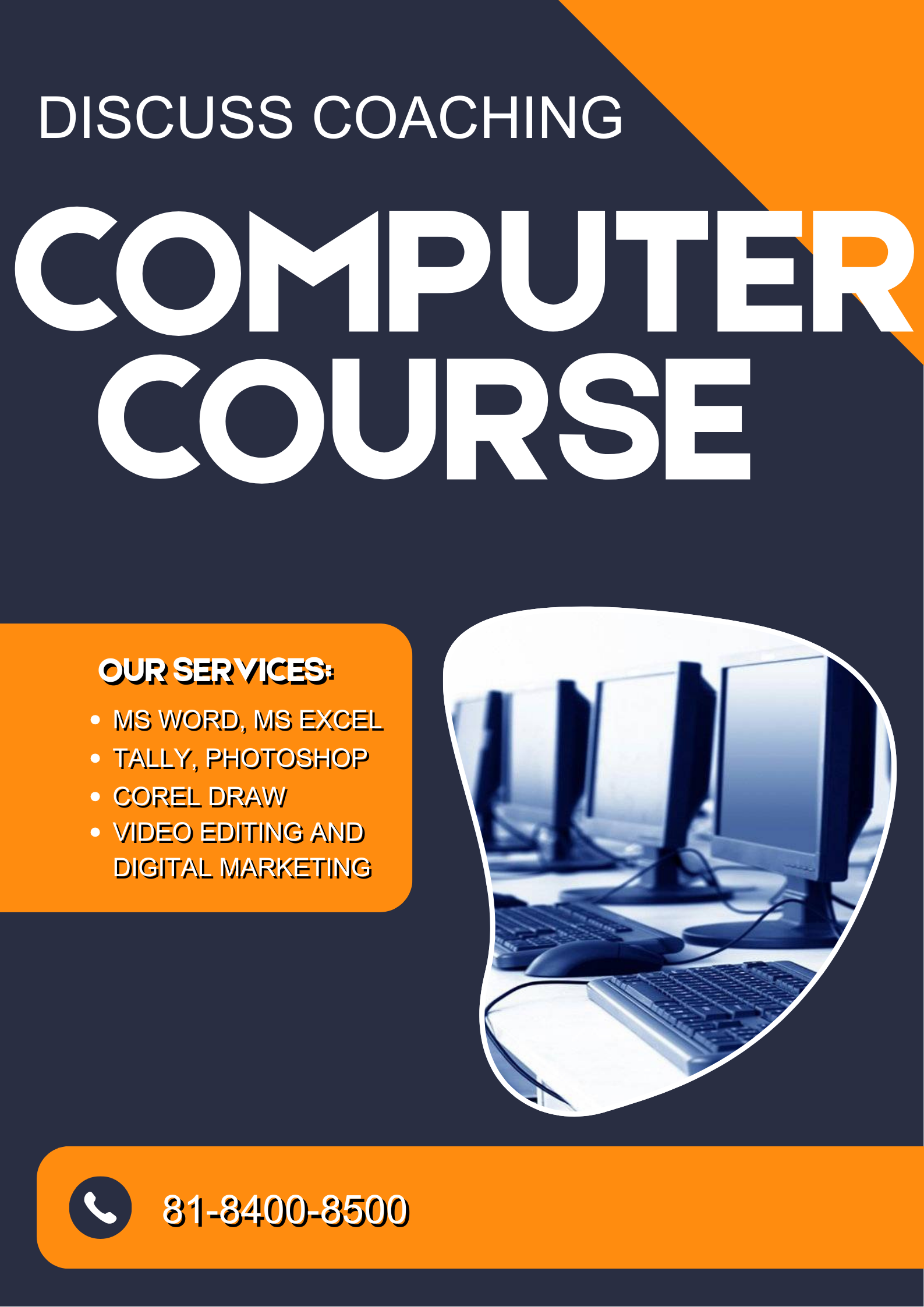 Best computer Institute In Gurgaon | 8184008500 |Discuss Coaching